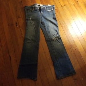 Hollister pre ripped jeans